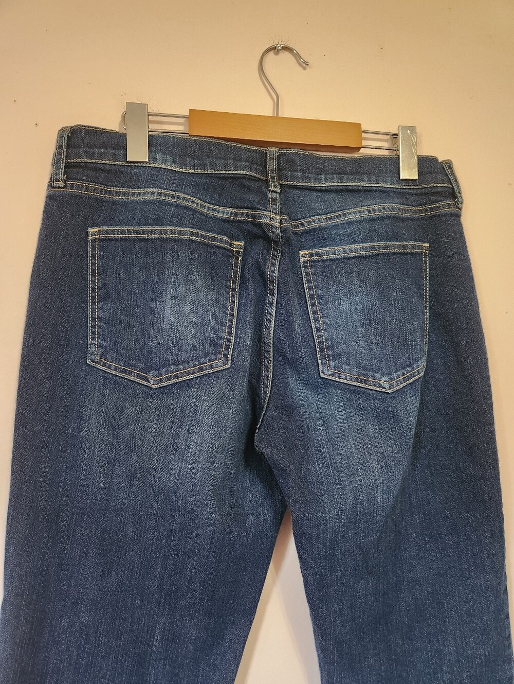 Banana Republic Dark Wash Authentic Girlfriend Jeans 30/10 Stretch Denim EUC - Picture 4 of 7
